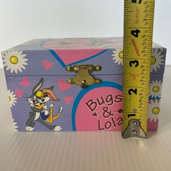 Bugs & Lola Musical Jewelry Box 1997 Renewed from WB 1935"Merrily We Roll Along" - Picture 13 of 14